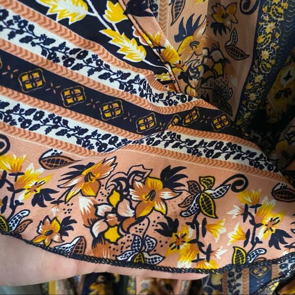 NWT Hint of Blush Asymmetrical Wrap Maxi Dress Size Small - Picture 11 of 16